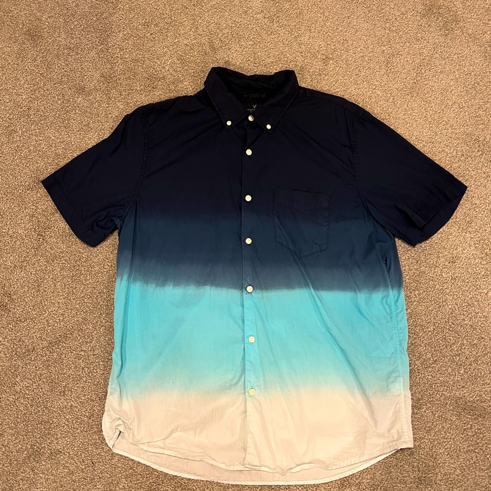 American Eagle button dress t shirt